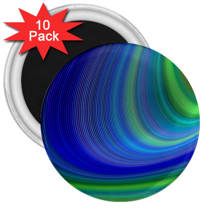 Space Design Abstract Sky Storm 3  Magnets (10 pack) 