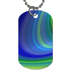 Space Design Abstract Sky Storm Dog Tag (two Sides)