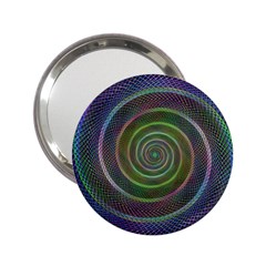 Spiral Fractal Digital Modern 2.25  Handbag Mirrors