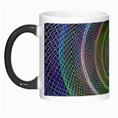 Spiral Fractal Digital Modern Morph Mugs