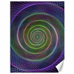 Spiral Fractal Digital Modern Canvas 36  x 48  