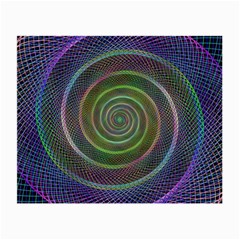 Spiral Fractal Digital Modern Small Glasses Cloth (2-Side)