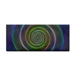 Spiral Fractal Digital Modern Hand Towel