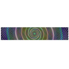 Spiral Fractal Digital Modern Large Flano Scarf 