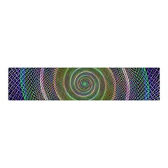 Spiral Fractal Digital Modern Velvet Scrunchie