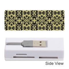 Golden Ornate Intricate Pattern Memory Card Reader (stick)  by dflcprints