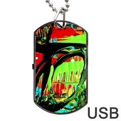 Quiet Place Dog Tag Usb Flash (two Sides) by bestdesignintheworld