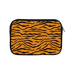 Orange And Black Tiger Stripes Apple Macbook Pro 15  Zipper Case by PodArtist