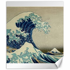 The Classic Japanese Great Wave Off Kanagawa By Hokusai Canvas 20  X 24   by PodArtist