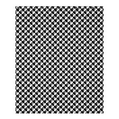 Black And White Checkerboard Weimaraner Shower Curtain 60  X 72  (medium)  by PodArtist