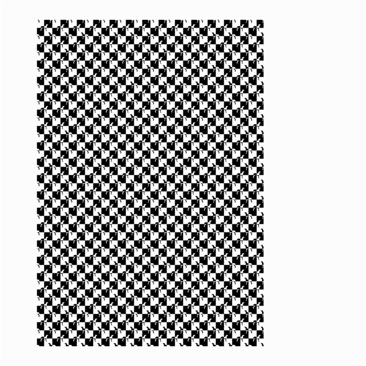 Black and White Checkerboard Weimaraner Small Garden Flag (Two Sides)