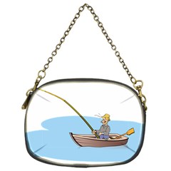 Fishing Fish Fisherman Boat Mare Chain Purses (one Side)  by Sapixe
