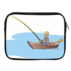 Fishing Fish Fisherman Boat Mare Apple Ipad 2/3/4 Zipper Cases