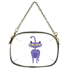 Cat Clipart Animal Cartoon Pet Chain Purses (two Sides)  by Sapixe