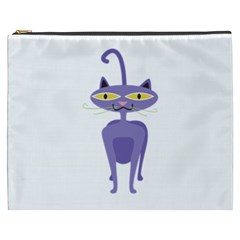 Cat Clipart Animal Cartoon Pet Cosmetic Bag (xxxl)  by Sapixe