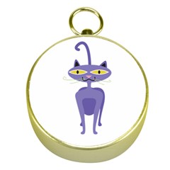 Cat Clipart Animal Cartoon Pet Gold Compasses by Sapixe