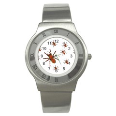 Nature Insect Natural Wildlife Stainless Steel Watch by Sapixe