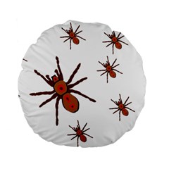 Nature Insect Natural Wildlife Standard 15  Premium Round Cushions by Sapixe