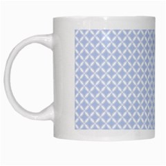 Alice Blue Hearts In An English Country Garden White Mugs