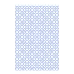 Alice Blue Hearts In An English Country Garden Shower Curtain 48  X 72  (small)  by PodArtist
