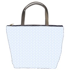 Alice Blue White Kisses In English Country Garden Bucket Bags