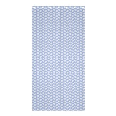 Alice Blue White Kisses In English Country Garden Shower Curtain 36  X 72  (stall)  by PodArtist