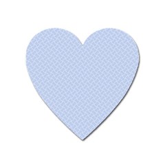 Alice Blue Mini Footpath In English Country Garden  Heart Magnet by PodArtist