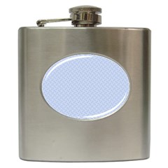 Alice Blue Mini Footpath In English Country Garden  Hip Flask (6 Oz) by PodArtist