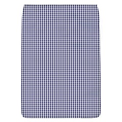 Usa Flag Blue And White Gingham Checked Flap Covers (l)  by PodArtist