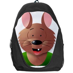 Mole Animal Cartoon Vector Art Backpack Bag