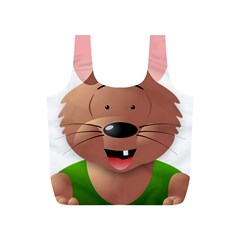 Mole Animal Cartoon Vector Art Full Print Recycle Bags (s) 