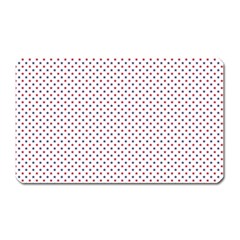 Usa Flag Red And Flag Blue Stars Magnet (rectangular) by PodArtist
