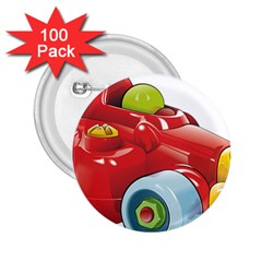 Car Vehicle Racing Car Formula 2 25  Buttons (100 Pack)  by Sapixe