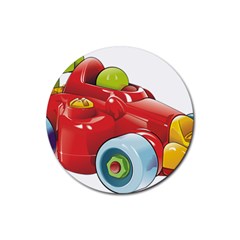 Car Vehicle Racing Car Formula Rubber Coaster (round)  by Sapixe