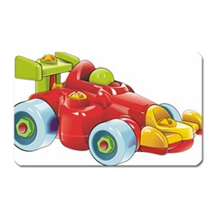 Car Vehicle Racing Car Formula Magnet (rectangular) by Sapixe