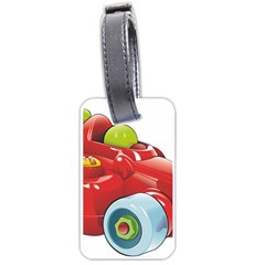 Car Vehicle Racing Car Formula Luggage Tags (one Side) 