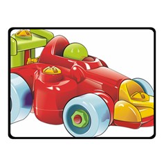 Car Vehicle Racing Car Formula Double Sided Fleece Blanket (small)  by Sapixe