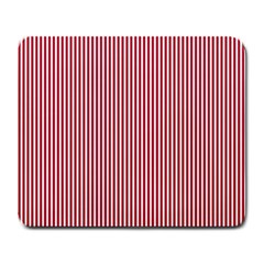 Usa Flag Red And White Stripes Large Mousepads by PodArtist