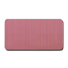 Usa Flag Red And White Stripes Medium Bar Mats by PodArtist