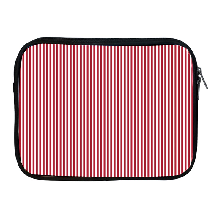 USA Flag Red and White Stripes Apple iPad 2/3/4 Zipper Cases