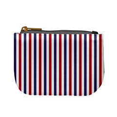 Usa Flag Red White And Flag Blue Wide Stripes Mini Coin Purses by PodArtist