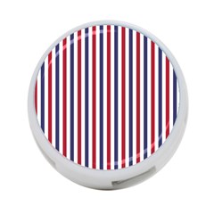 Usa Flag Red White And Flag Blue Wide Stripes 4-port Usb Hub (one Side) by PodArtist