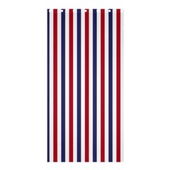 Usa Flag Red White And Flag Blue Wide Stripes Shower Curtain 36  X 72  (stall)  by PodArtist