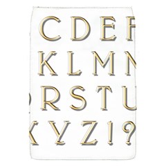 Letters Gold Classic Alphabet Flap Covers (s)  by Sapixe