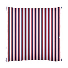 Usa Flag Red And Flag Blue Narrow Thin Stripes  Standard Cushion Case (two Sides) by PodArtist