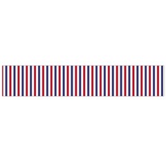 Usa Flag Red And Flag Blue Narrow Thin Stripes  Large Flano Scarf  by PodArtist