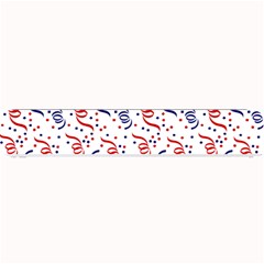 Red White and Blue USA/UK/France Colored Party Streamers Small Bar Mats
