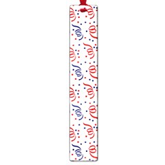 Red White and Blue USA/UK/France Colored Party Streamers Large Book Marks