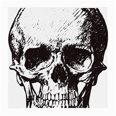 Skull Vintage Old Horror Macabre Medium Glasses Cloth