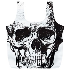 Skull Vintage Old Horror Macabre Full Print Recycle Bags (l)  by Sapixe